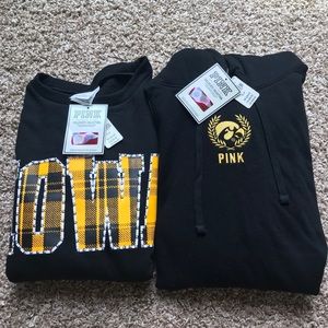 Victoria’s Secrets Pink Hawkeyes sweaters bundle
